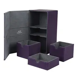 AE Card Deck Box for MTG with 3 Tray Commander Deck Box Hold 200+ Double 7-3 - Image 2