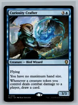 Magic MTG Commander Bloomburrow Curiosity Crafter #0165 TCG CCG - Image 1