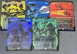 MTG Standard Showdown Cowboy Bebop Tribute Set x5 Foil Japanese Promo JAPAN - Image 1