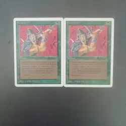 MTG Berserk 2ED English x2 Cards Vintage Green Rare Play Condition JAPAN - Image 1
