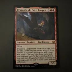 Dragonhawk, Fate’s Tempest! MTG Bloomburrow Regular! NM 0132 - Image 1