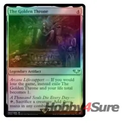 Foil The Golden Throne (surge Foil) M/NM Magic MTG Warhammer 40,000 - Image 1