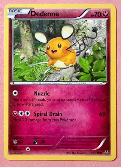 Dedenne~Fairy~Cute Pokemon Cards~ Pretty in Pink Pokemon & Pastel Gallery - Image 1