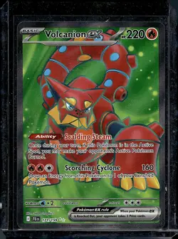 Volcanion ex 171/159 Journey Together Ultra Rare NM Pokemon Card Full Art - Image 1