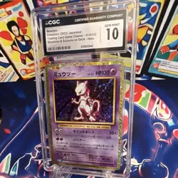 Pokemon Mewtwo 014/032 CGC 10 Holo Japanese Trading Card Game Classic 2023 - Image 1