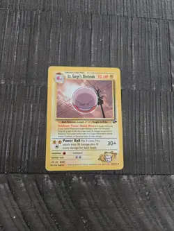Pokemon TCG Lt. Surge's Electrode 52/132 Gym Challenge Non-Holo Card - Image 1