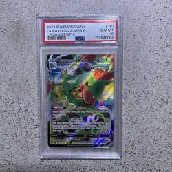 Rayquaza Vmax 101/159 Crown Zenith Rare Pokemon Card PSA 10 GEM MINT - Image 1
