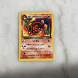 Pokemon TCG Dark Charmeleon Card 32/82 1999 Team Rocket WOTC Non-Holo LP - Image 1