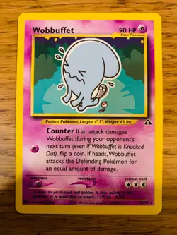 Wobbuffet (35/75) Rare Neo Discovery Set Pokemon Card! FREE P&P! - Image 4
