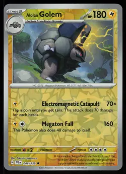 Alolan Golem 046/159 Uncommon Journey Together Pokemon Reverse Holo Near Mint - Image 1