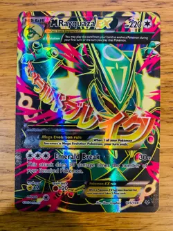 NM! Rayquaza EX (105/108) XY Roaring Skies Full Art Pokemon Card! FAST P&P! - Image 1