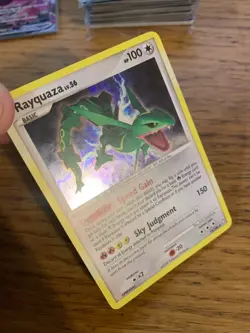 NM! Rayquaza (14/146) Diamond & Pearl Legends Awakened Holo Pokemon Card! - Image 3