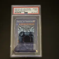 2005 YU-GI-OH! PROMO JUMP MAGAZINE #EN004 OBELISK THE TORMENTOR PSA 9 - Image 1