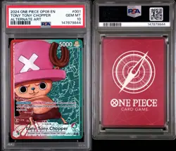 2024 ONE PIECE OP08-TWO LEGENDS #001 TONY TONY CHOPPER ALTERNATE ART PSA 10 - Image 3