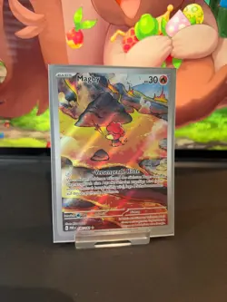Magby GERMAN - 186/182 - Paradox Rift - Pokemon NM TCG Card Illustration Rare - Image 1