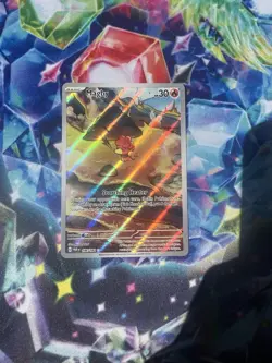 Magby Illustration Rare SV Paradox Rift Pokemon Card 186/182 - Image 1