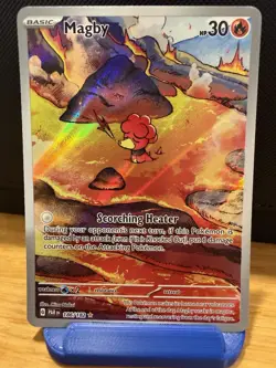 Magby - 186/182 - *IR* - Pokemon Paradox Rift - NM - Image 1