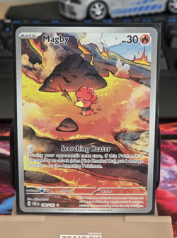 The Pokemon Company Magby 186/182 Illustration Rare Holo Paradox Rift 2023 30HP - Image 1
