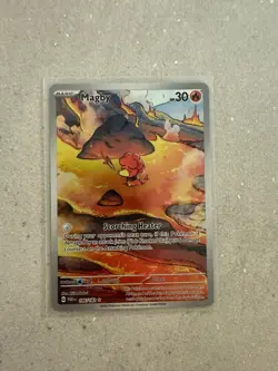 Pokemon TCG Magby 186/182 Illustration Rare - Paradox Rift NM - Image 1
