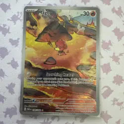 Pokemon TCG Magby 186/182 SV04: Paradox Rift Illustration Rare Full Art Holo - Image 1