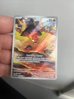 Pokemon TCG Magby Card 186/182 Paradox Rift Illustration Rare NM Condition - Image 1