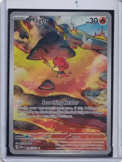 Magby 186/182 SV04: Paradox Rift - Illustration Rare [Pokemon TCG] - Image 1