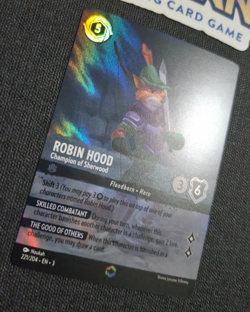 Disney Lorcana Inklands Enchanted Robin Hood Champion of Sherwood EN NM Rare - Image 3