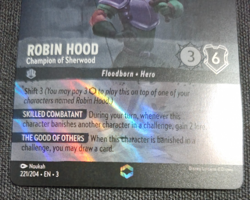 Disney Lorcana Inklands Enchanted Robin Hood Champion of Sherwood EN NM Rare - Image 4