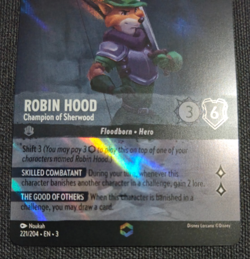 Disney Lorcana Inklands Enchanted Robin Hood Champion of Sherwood EN NM Rare - Image 5