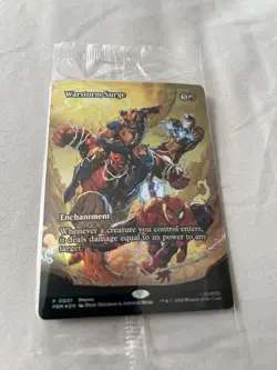 Warstorm Surge Magic The Gathering Exclusive Promo Card Sealed NEW Marvel P0001 - Image 1