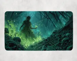 Undead Swamp Queen Themed Playmat | Unofficial MTG Playmat | Gift for Gamers - Image 1