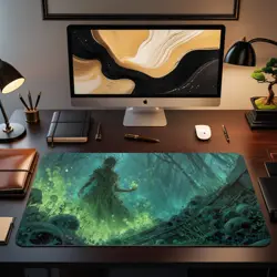 Undead Swamp Queen Themed Playmat | Unofficial MTG Playmat | Gift for Gamers - Image 2