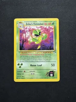 Erika's Victreebel Gym Heroes 26/132 Non Holo Rare Vintage WOTC Pokemon TCG Card - Image 1