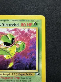 Erika's Victreebel Gym Heroes 26/132 Non Holo Rare Vintage WOTC Pokemon TCG Card - Image 3