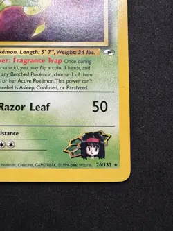 Erika's Victreebel Gym Heroes 26/132 Non Holo Rare Vintage WOTC Pokemon TCG Card - Image 5