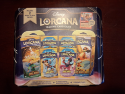 Disney Lorcana Trading Card Game 2 Decks 4 Booster Packs 1 Promo Card Sealed - Image 1