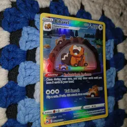 Bibarel GG25/GG70 Galarian Gallery Rare 2023 Pokemon Crown Zenith Full Art Card - Image 3