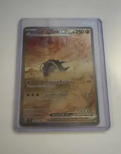 Pokemon Great Tusk EX Holo SV01 Scarlet & Violet Base Set 250 HP 246/198 Card - Image 1