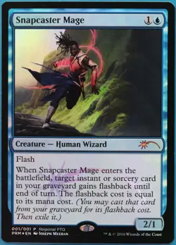 Snapcaster Mage (RPTQ Promo) FOIL NM MTG MAGIC CARD (519347) ABUGames - Image 1