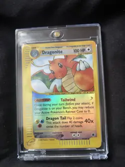 Dragonite 9/165 Expedition 2002 Holo Rare E-Reader Vintage Pokemon Card - Image 2