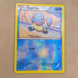 Squirtle 24/135 Reverse Holo Plasma Storm Pokemon Card - MP Moderately Played - Image 1