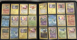 Pokemon Vintage Binder 312 Holo & Rev Holo 600 Total Cards $2500+ TCG Collection - Image 3
