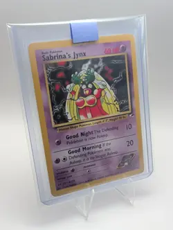 Sabrina's Jynx - 59/132 Regular Uncommon English Gym Heroes Pokemon Card MP - Image 3