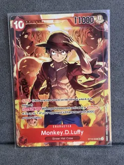 Monkey.D.Luffy (Treasure Booster Set) ST10-006 One Piece Promotion Cards Foil - Image 1