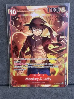 Monkey.D.Luffy (Treasure Booster Set) ST10-006 One Piece Promotion Cards Foil - Image 1