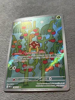 Shuckle 136/132 Illustration Rare Pokemon Card Full Art Holo NM - Image 2