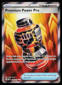Premium Power Pro 174/132 Ultra Rare Mega Evolution Pokemon Card - Image 1