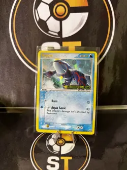 Pokemon 2005 Kyogre Emerald Reverse Holo Card 6/106 Mint Condition - Image 2