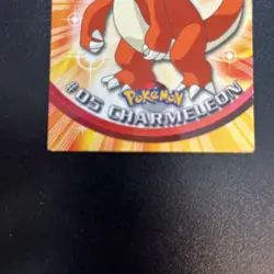 1999 Pokemon Topps TV Animation #5 Charmeleon Card Blue - Image 4