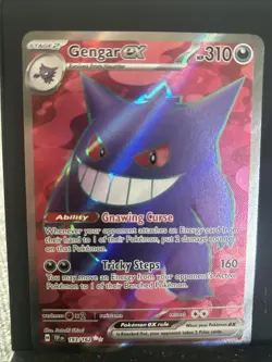 Gengar EX 193/162 Temporal Forces Ultra Rare Full Art Holo Pokemon Card💎mint🔥 - Image 1